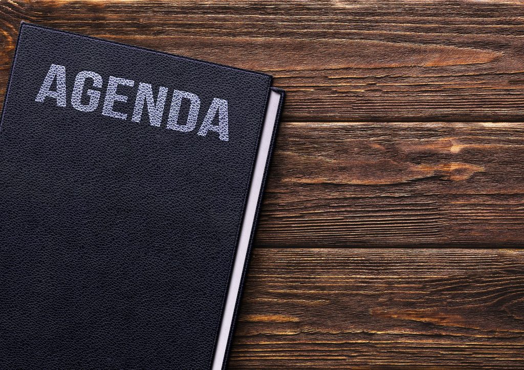 agenda book